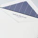 Palermo Engraved Fluorescent White Bordered Correspondence Cards Image 2 of 2